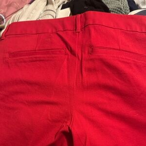 Woman’s Old Navy Pixie Red Dress Pants Size 4